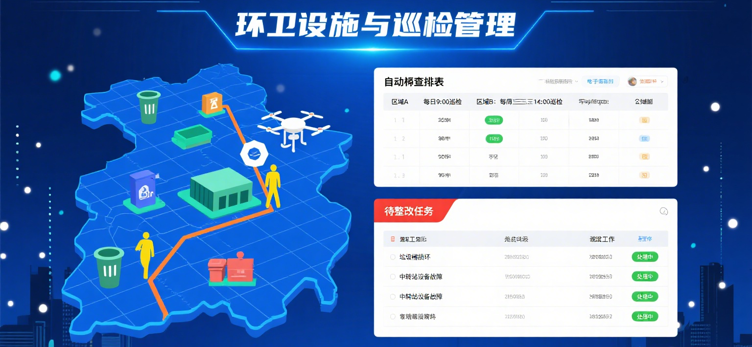 环卫设施与巡检管理